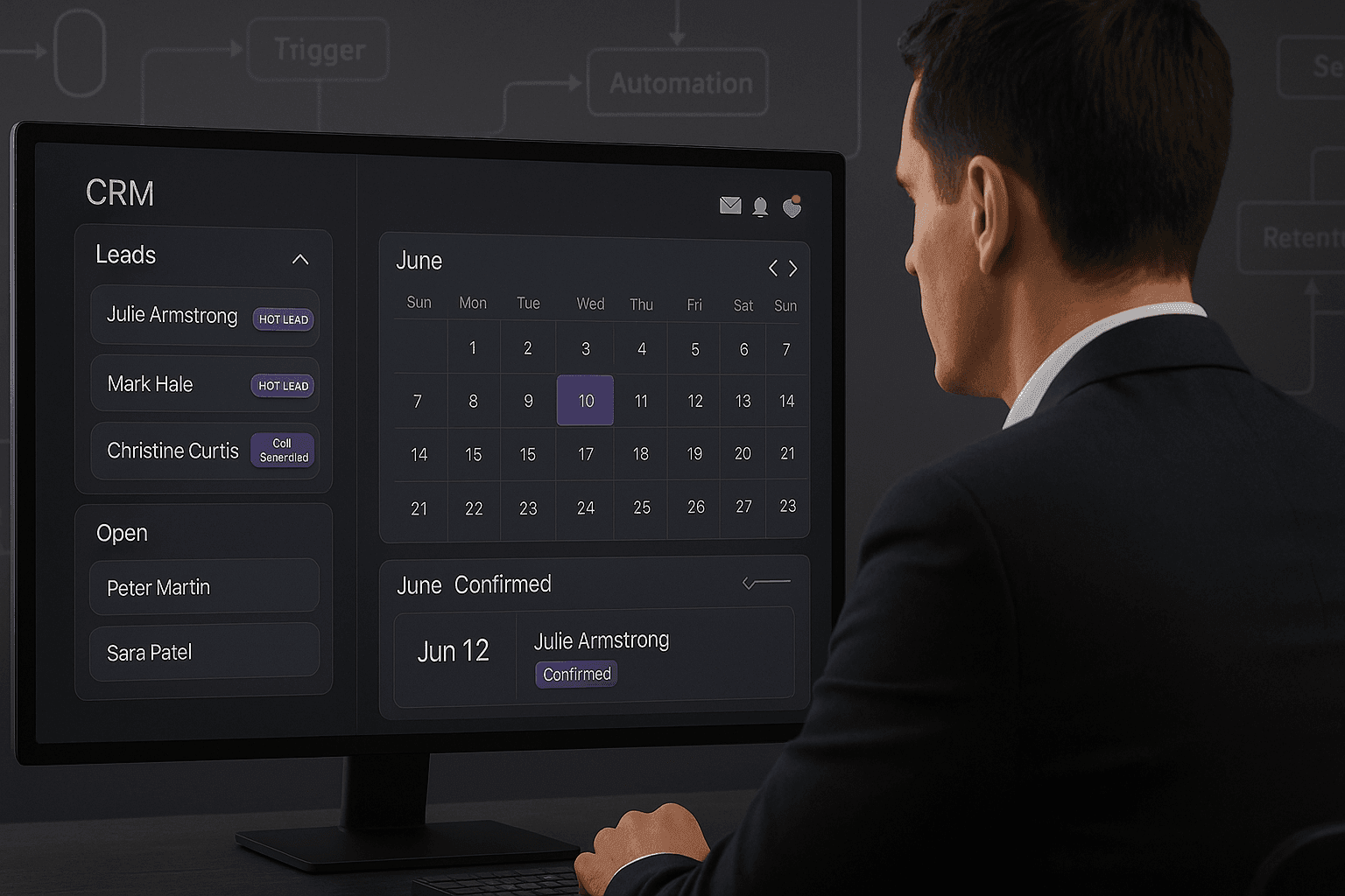 CRM + Calendar Automation